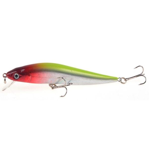 

1pcs hard minnow floating fishing lure 10g 11.5cm artificial plastic bait wobbler bass pike lure 8 colors fishin qylggg