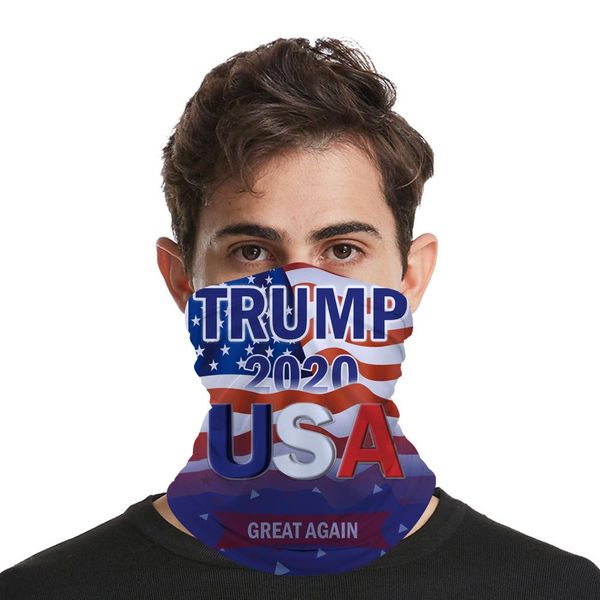 

wholesaletrump face printing washable election magic party cycling masks outdoor cycling american scarf dustproof mask designer neck m mnok