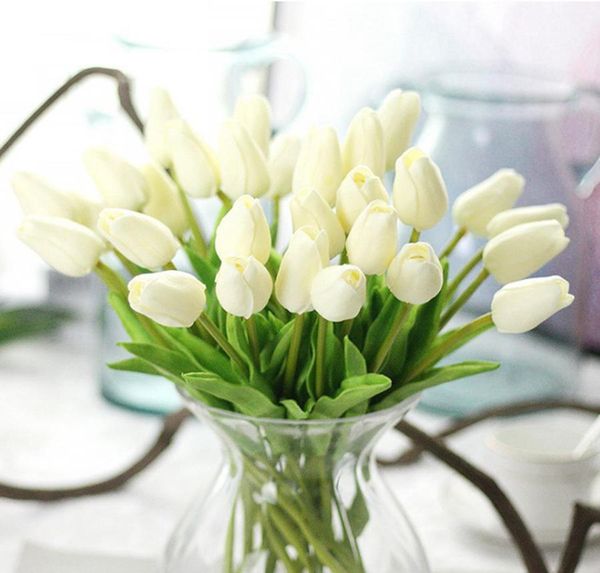 

home decor pu stunning holland mini tulip flower real touch wedding flower artificial flowers for party room home h bbyymi bdesports