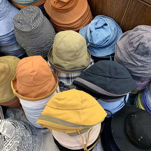 

flip edge can be tied with windproof fisherman's hat, Blue;gray