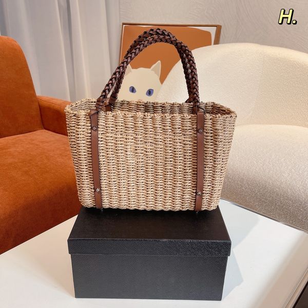

2022 new premium woven shopping bag 26cm