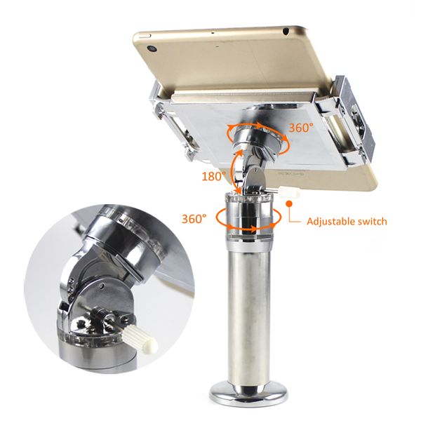 

table 360 degree rotating anti-theft 10" tablet and phone mount stand for ipad