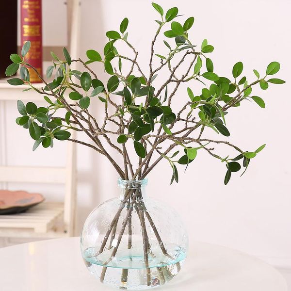 

decorative flowers & wreaths flone artificial silk twig fake tree branch plants bouquet 3pcs for home offic garden arrangement wedding decor