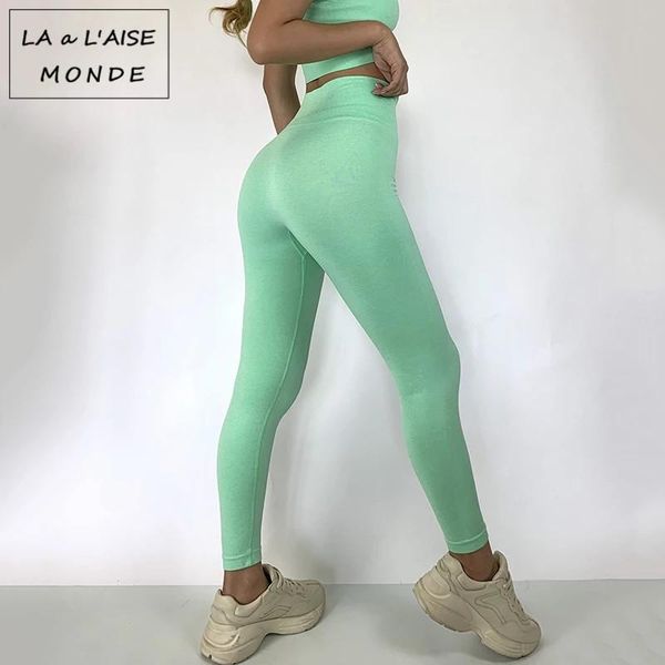 

yoga outfits seamless women's leggings women fitness tracksuits push up high waist for workout gym stretchy pants, White;red