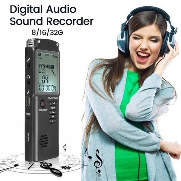 

8g / 16g / 32g large capacity rechargeable large screen hd noise reduction professional voice recorder recording mp3 player1