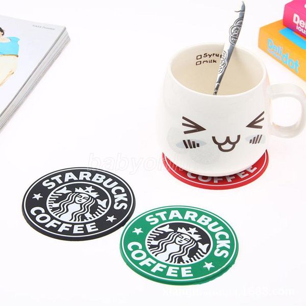 

pvc coasters cup thermo cushion holder starbucks sea-maid coffee coasters cup matnon-slip ceramic water cup mug milk coaster with fast ship