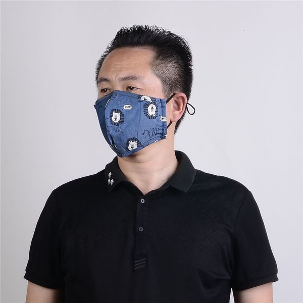 

designer breathable riding bike wearing black fashion cotton face repeatwashing nano membrane filter mask