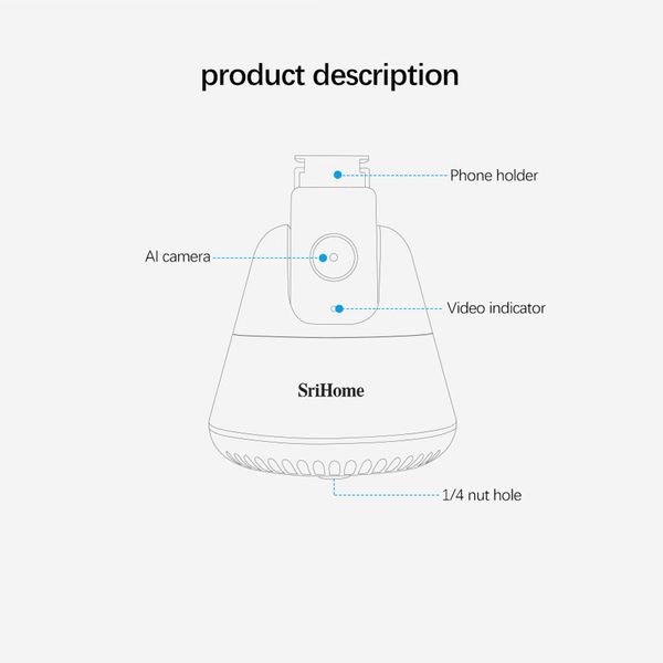 

4fds2awmobile phone holders robot usb stick ai intelligent object face tracking vlog video chat selfie 360 rotation live broadcast