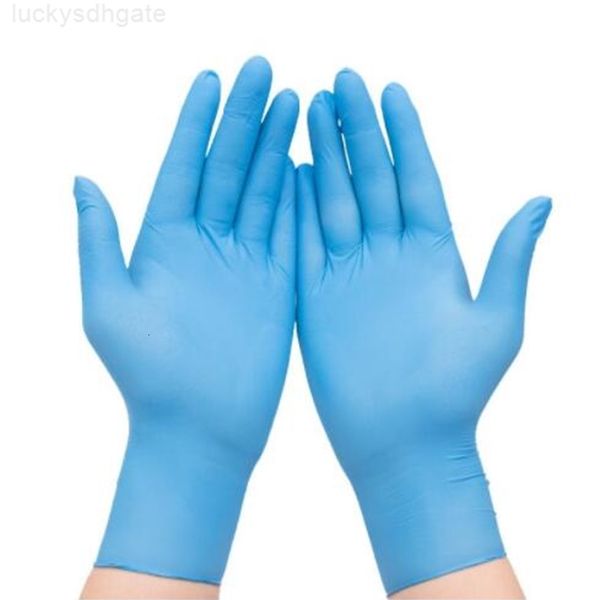 

blue elastic disposable environmental protection work protective gloves household cleaning wear resistant dust-proof glo