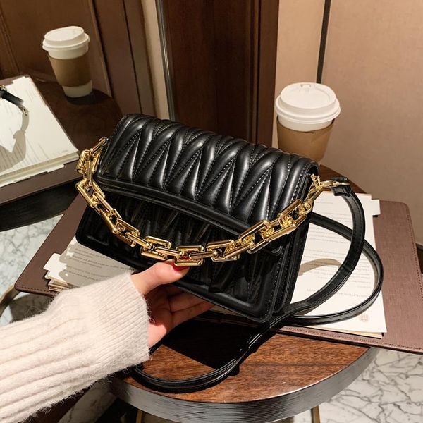

shoulder bags yilian senior texture bag female 2021 trend versatile cross-body fashion chain one-shoulder small square