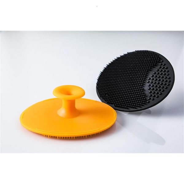 

factory price baby facial soft exfoliating brush silicone infant wash face cleaning pad skin spa bath scrub cleaner toolunisex