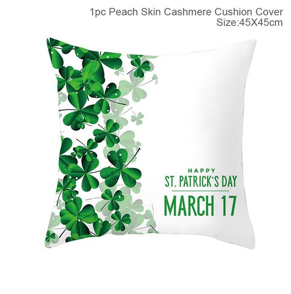 

fengreise happy st. patricks день декоративная наволочка весна зеленые листья санкт-патрика декор декор ирландский shamrock party поставки j