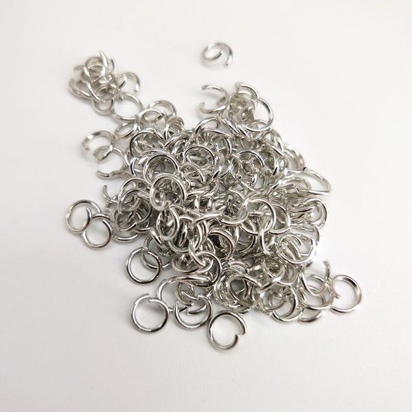 

200pcs lot lobster clasp and iron ring nickel lobster buckle diy for tassel small component pendant decoration h bbyezm