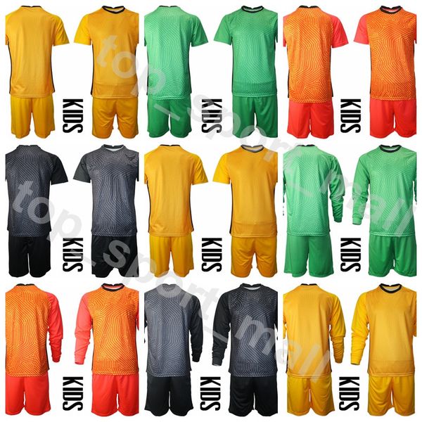 

goalie kids netherlands long sleeve youth jasper cillessen jersey set goalkeeper gk jeroen zoet 13 edwin van der sar football shirt kits, Black