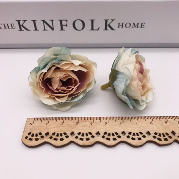 

4.5cm artificial peony flower heads fall vivid silk fake flowers for home wedding decoration diy decorative wmtelp