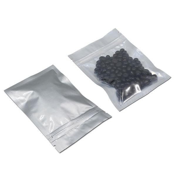 

1220см reazealable silver clear clear mylar foil boil block poin storage poughate poughate poating pure алюминиевая фольга пакеты пакеты с м