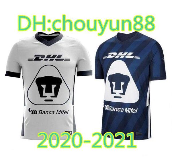 

2020 unam mexiko home soccer jerseys 2020 club universidad nacional soccer shirt van rankin 3rd castillo football uniform, Black