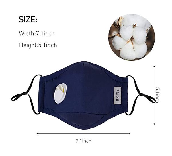 

wtlimasks cotton face selling reusable breath valve pm2.5 mouth anti-dust fabric washable mask with filter fy0024