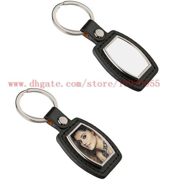 

factoryfgi4arrival sublimation pu leather chain new transfer printing key ring consumables 3stylesa1ir, Silver