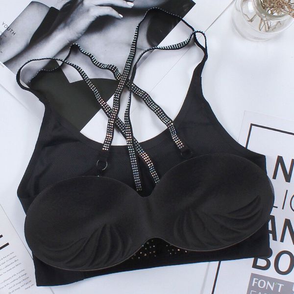 

3pieces/lotsequin women tube push up bra beauty back seamless bra silk wrap female padded bra ladies lace crop, Red;black