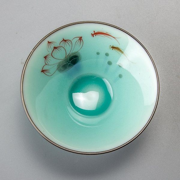 

1 pcs chinese style delicate small kung fu tea cup porcelain tea bowl hand painted water cups ceramic crafts d044 wmtaro