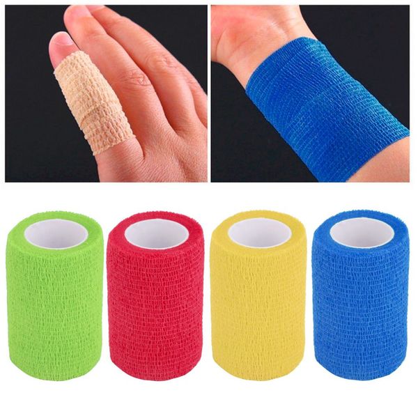 

self-adhering bandage wraps elastic adhesive first aid tape4.5m x 7.5cm ing