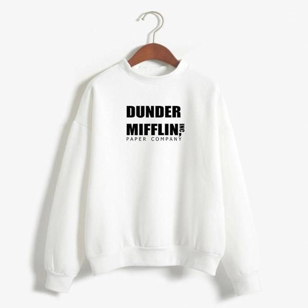 

2020 fashion the office dunder mifflin inc paper company tv show clothes sweatshirt hoodies men autumn winter hip hop hooded1, Black