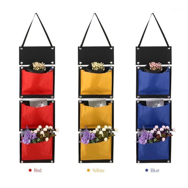 

storage bags multi-functional hanging organizer bag over door oxford fabric houseware closet 3 pockets home storage1