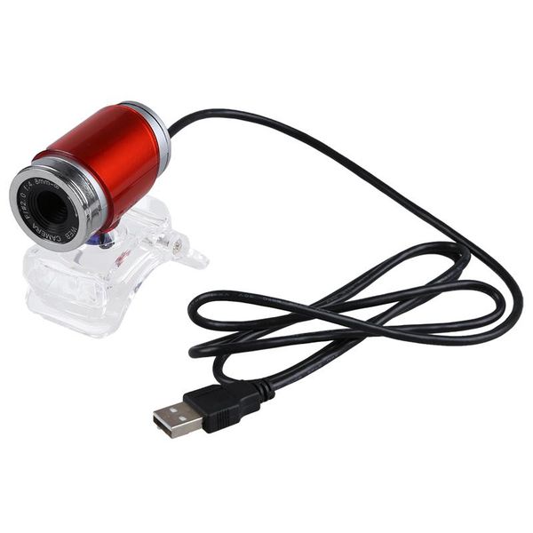 

usb 5.0 mega pixel webcam camera with crystal clip for lappc red