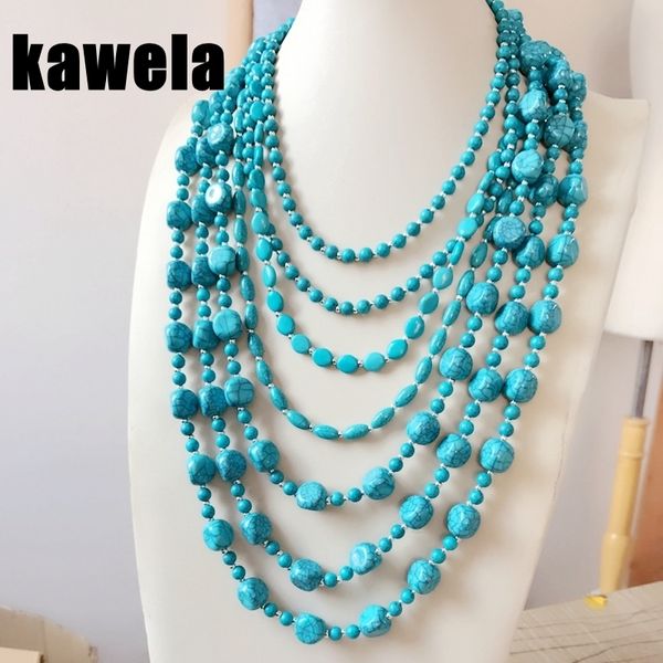 

new layers acrylic beads statement collar elegant necklace y200730, Silver
