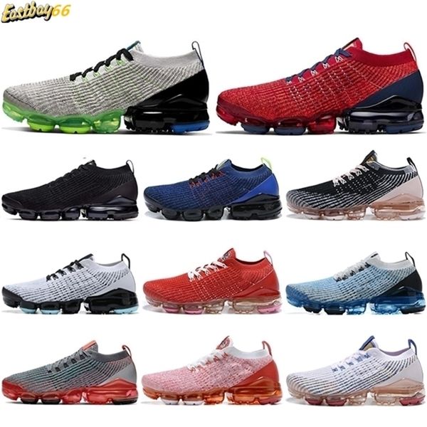 

2021 fly 3.0 knitting woman man running shoes purple dark smoke triple black sport sneakers mans trainers outdoor fashion
