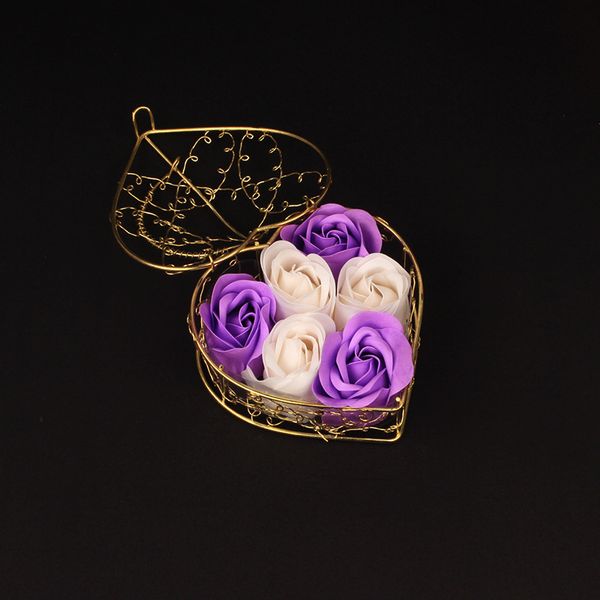 

basket soap rose iron bar box lover flower presents valentine's day gift wedding decoration 9 nopf2