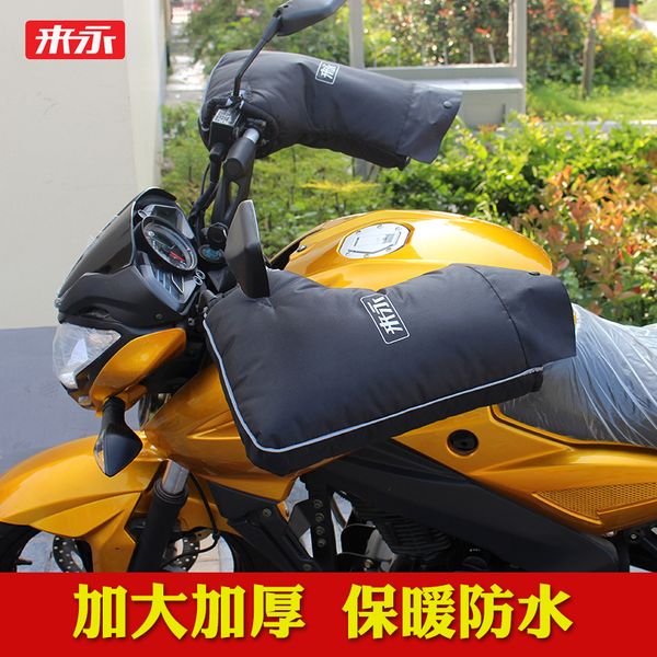 

laiyong electric gloves motorcycle handlebar cover warm cold proof thickening waterproof tricycle windproof men and women