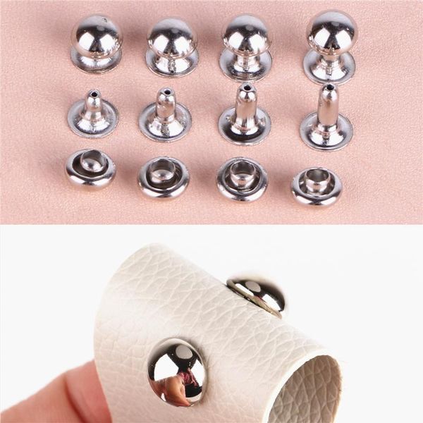 

100pcs 5mm round single cap rivets of metal stud collision nail metal spike rock leathercraft shoe bag belt garment bracelet wmtybg