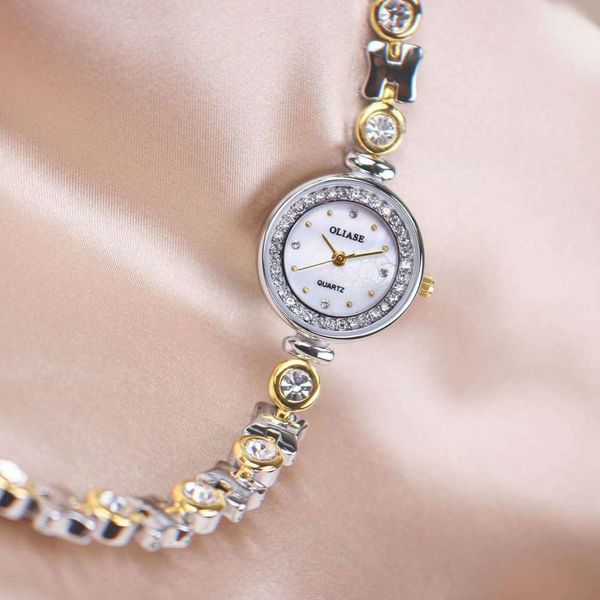 

high new watch grade fashion chain oliase watch full diamond women watch 6039, Slivery;brown