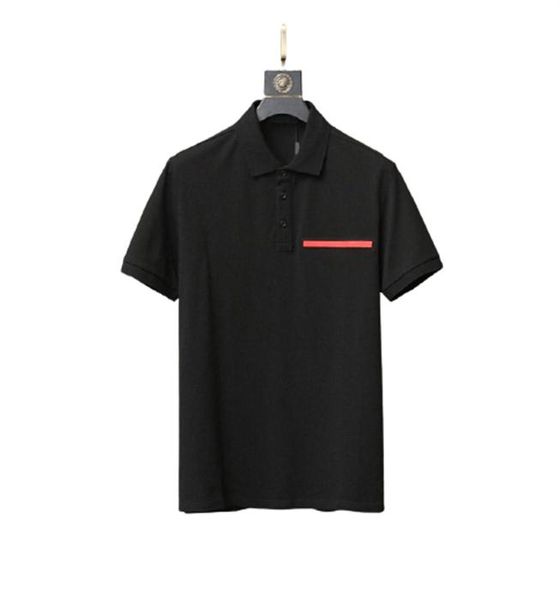 

designer mens polo shirts women fashion embroidery letter business short sleeve calssic t shirt size m-3xl @01, White;black