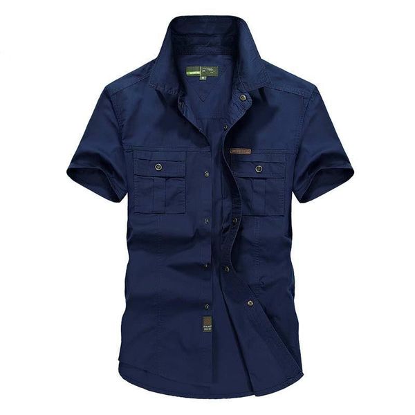 

denim shirt men camisa masculina plus size 5xl shirt hombre summer short sleeve pure cotton military casual mens shirts, White;black