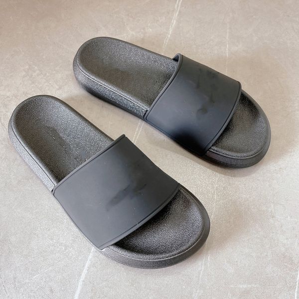 

designers sandals men women fashion classic floral brocade slides flats leather rubber heatshoes platform flip flops gear bottoms beach shoe, Black
