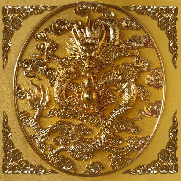 

wallpapers drop po wallpaper 3d luxurious pattern ktv theme el lobby restaurant club decoration dragon ceiling