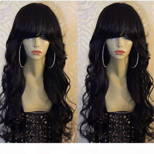 

glueless full lace front wigs human hair brazilian full lace wigs brazilian virgin hair wave curly lace front wig, Black;brown