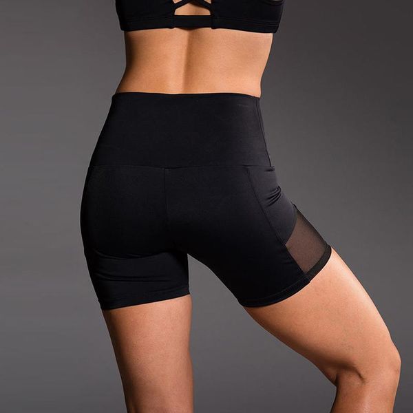 

women high waist out yoga short running athletic yoga shorts pants gym leggings leggings sport women fitness, White;red