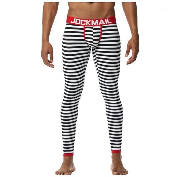 

leggings running pants men bodybuilding jogging leggings sportsmens pants sleep bottoms pajama low rise tight legging1, Black