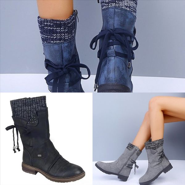 

kva women bootsroisinspired combat woman nylon pouch attached to the ankle snow boot for boots with strap, Black