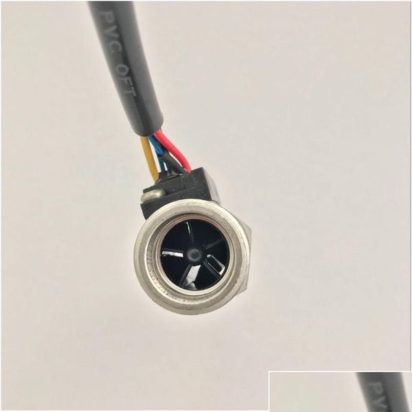 

uss-hs21tit stainless steel 304 hall effect water flow sensor 1-30l/m g1/2" turbine flowmeter for dosage cont qylrov bdesybag