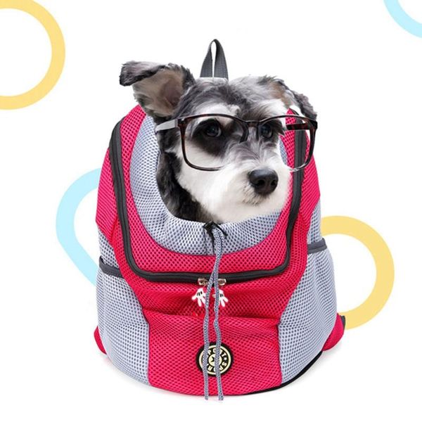 

pet dog oxford breathable carrier bag dog backpack bag your hands adjustable drawing rope for travel