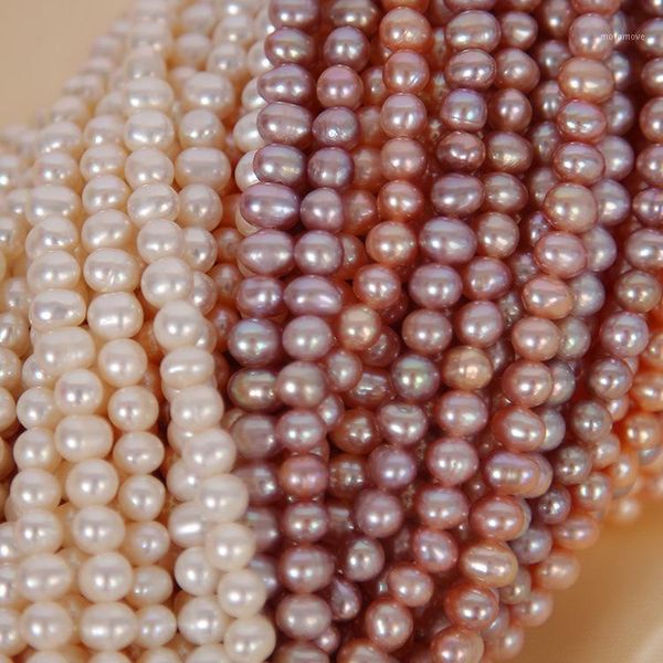 

chains freshwater pearl necklaces round shape with size 4.5-5mm perfect luster beads for diy fine jewelry loose strands1, Silver