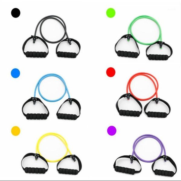 

resistance bands yoga rope workout sports spring pull cable foam handle elastic string home gym fitness equipment 1