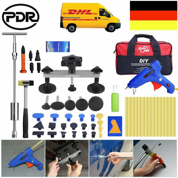 

pdr tools paintless dent repair super pdr tools set rods kit glue sticks car body repair paintless dent puller