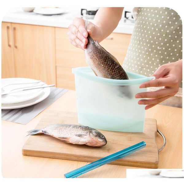 

reusable sile food fresh keep storage bag fresh keeping container for ing & heating portable re-use vacuum foo qylrig mj_bag