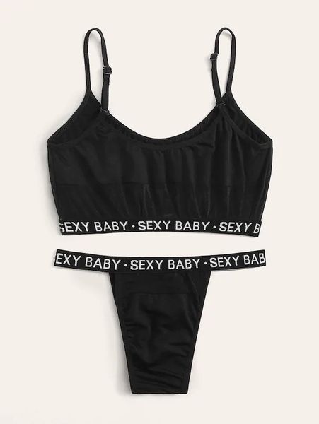 

2021 new pajamas lingerie women's black camisole wrap-around underwear set pyjamas women, Red;black